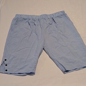 3XL Light Blue Women's Shorts